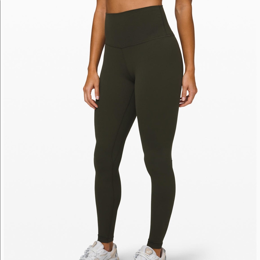 Lululemon Align Size 2 Dark Olive 28”